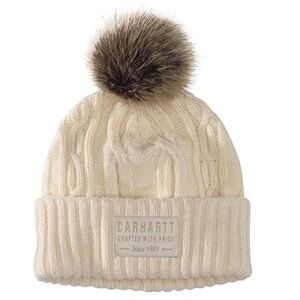 Carhartt knit pom beanie
